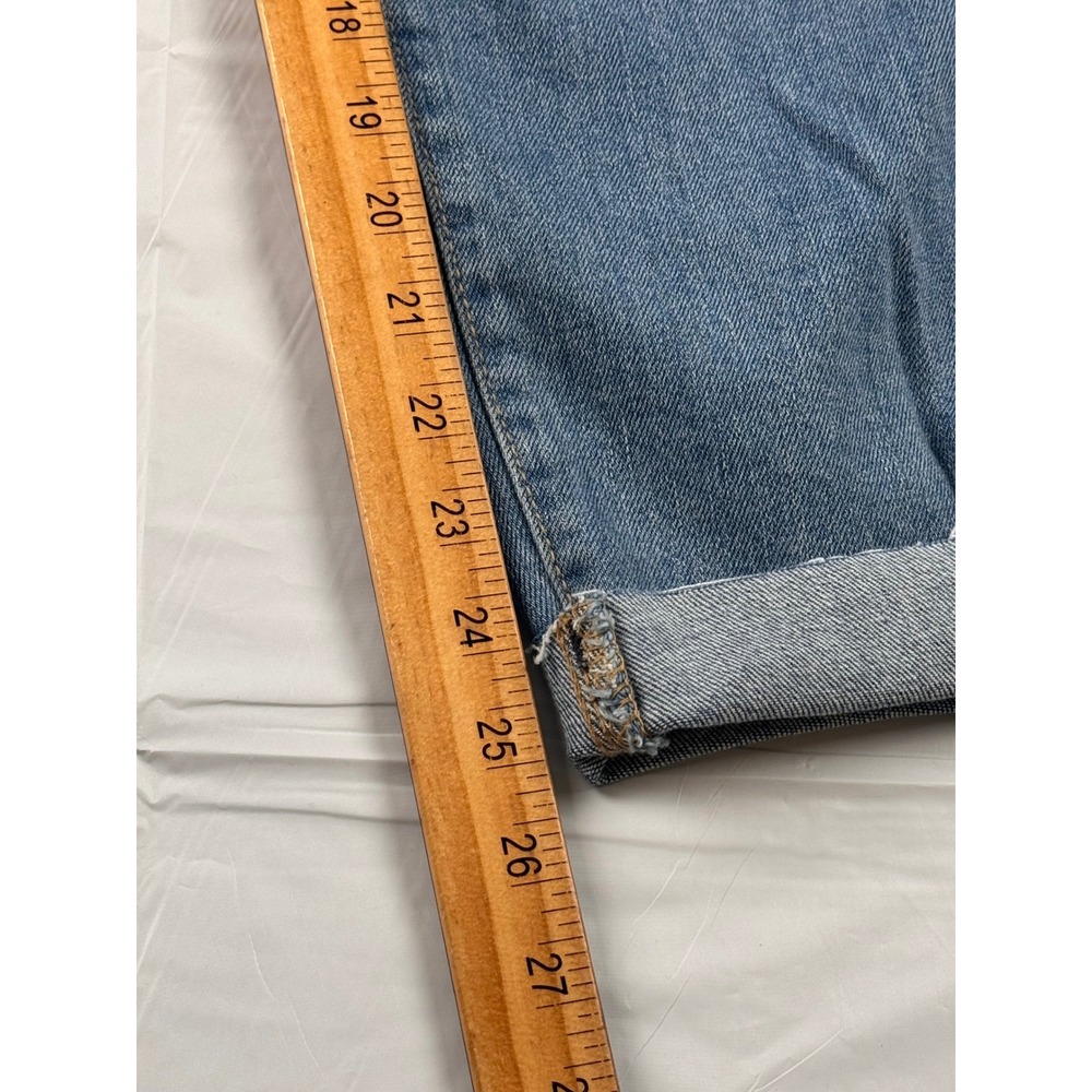 Old Navy OG Straight High‎ Rise Distressed Jeans Medium Wash Size 4 NWT - Picture 4 of 12